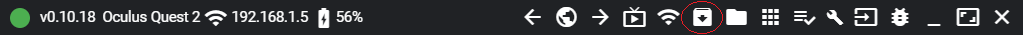Oculus Quest install button in SideQuest