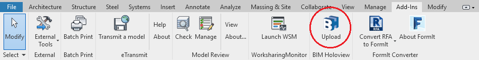 Revit Plugin Toolbar